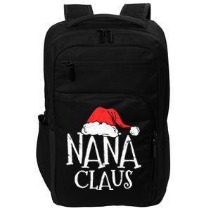 Retro Nana Claus Gift Funny Christmas Santa Costume Grandma Impact Tech Backpack