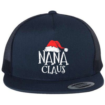 Retro Nana Claus Gift Funny Christmas Santa Costume Grandma Flatbill Hat