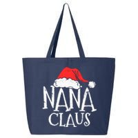 Retro Nana Claus Gift Funny Christmas Santa Costume Grandma 25L Jumbo Tote