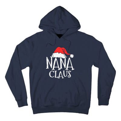 Retro Nana Claus Gift Funny Christmas Santa Costume Grandma Tall Hoodie