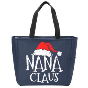 Retro Nana Claus Gift Funny Christmas Santa Costume Grandma Zip Tote Bag