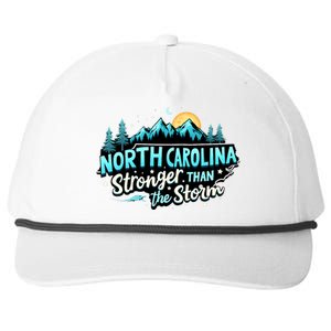 Retro North Carolina Strong Together Pray For North Carolina Snapback Five-Panel Rope Hat