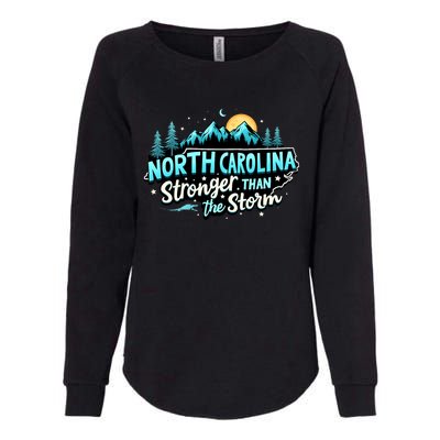 Retro North Carolina Strong Together Pray For North Carolina Womens California Wash Sweatshirt