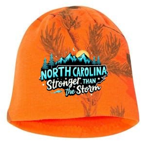 Retro North Carolina Strong Together Pray For North Carolina Kati - Camo Knit Beanie