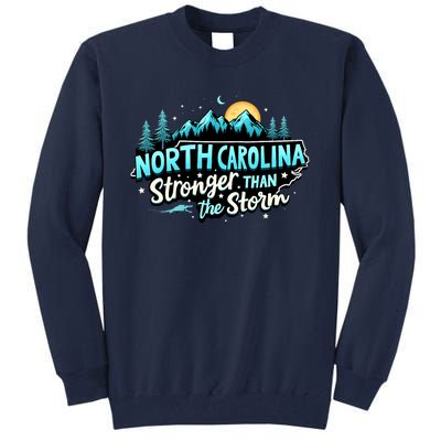 Retro North Carolina Strong Together Pray For North Carolina Tall Sweatshirt