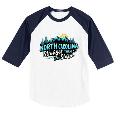 Retro North Carolina Strong Together Pray For North Carolina Baseball Sleeve Shirt