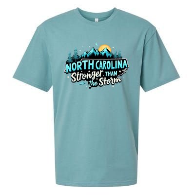 Retro North Carolina Strong Together Pray For North Carolina Sueded Cloud Jersey T-Shirt