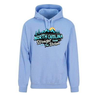 Retro North Carolina Strong Together Pray For North Carolina Unisex Surf Hoodie