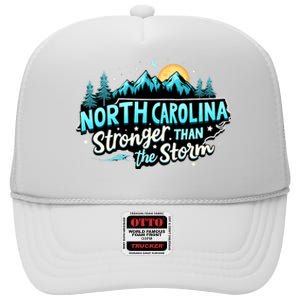 Retro North Carolina Strong Together Pray For North Carolina High Crown Mesh Back Trucker Hat