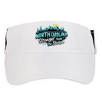 Retro North Carolina Strong Together Pray For North Carolina Adult Drive Performance Visor