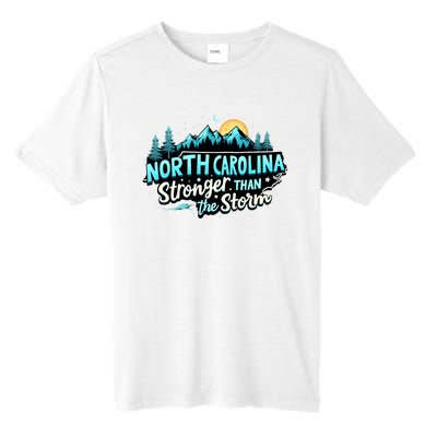 Retro North Carolina Strong Together Pray For North Carolina Tall Fusion ChromaSoft Performance T-Shirt