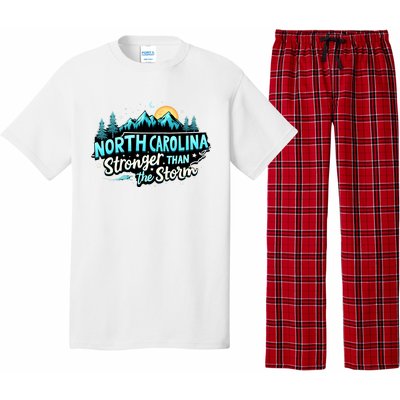 Retro North Carolina Strong Together Pray For North Carolina Pajama Set