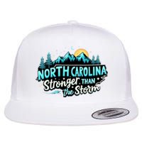 Retro North Carolina Strong Together Pray For North Carolina Flat Bill Trucker Hat