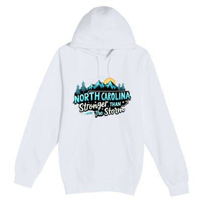 Retro North Carolina Strong Together Pray For North Carolina Premium Pullover Hoodie