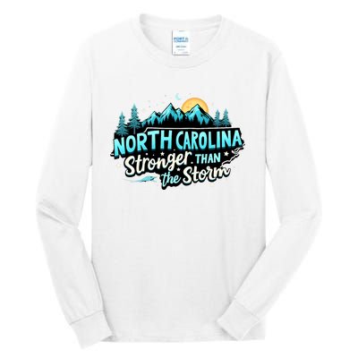 Retro North Carolina Strong Together Pray For North Carolina Tall Long Sleeve T-Shirt