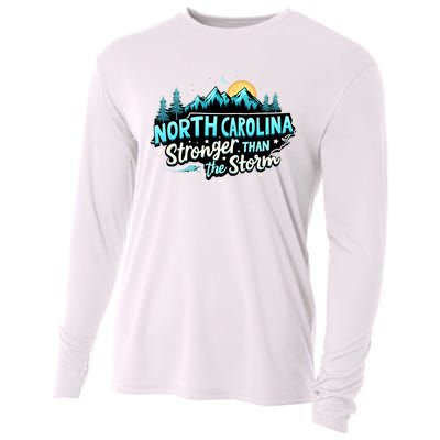 Retro North Carolina Strong Together Pray For North Carolina Cooling Performance Long Sleeve Crew