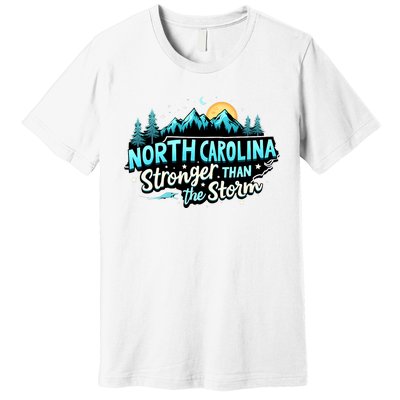 Retro North Carolina Strong Together Pray For North Carolina Premium T-Shirt