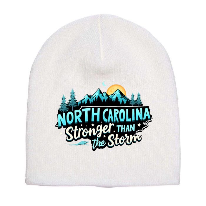 Retro North Carolina Strong Together Pray For North Carolina Short Acrylic Beanie