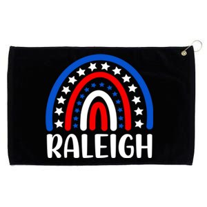 Raleigh North Carolina Gift I Love Raleigh Usa Gift Grommeted Golf Towel