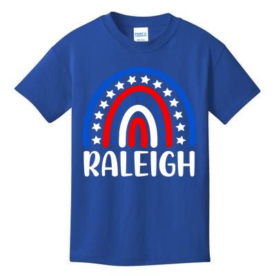 Raleigh North Carolina Gift I Love Raleigh Usa Gift Kids T-Shirt