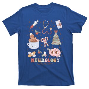 Retro Neurology Crew Christmas Neuro Nurse Neurologist Brain Cool Gift T-Shirt