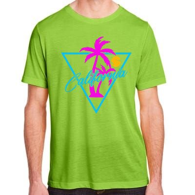 Retro Neon California Graphic Adult ChromaSoft Performance T-Shirt