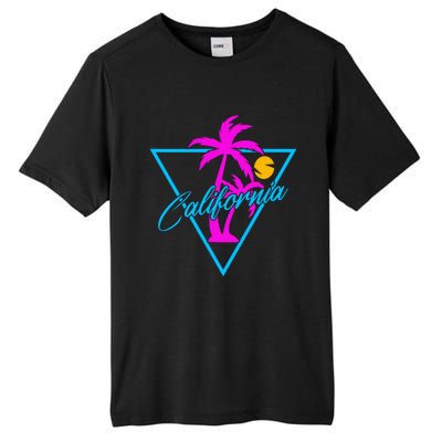 Retro Neon California Graphic Tall Fusion ChromaSoft Performance T-Shirt