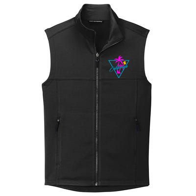 Retro Neon California Graphic Collective Smooth Fleece Vest