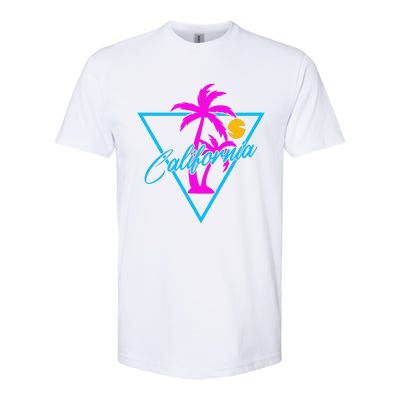 Retro Neon California Graphic Softstyle® CVC T-Shirt