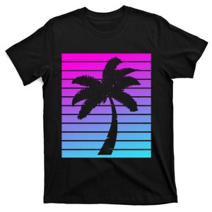 Retro Neon California Palm T-Shirt