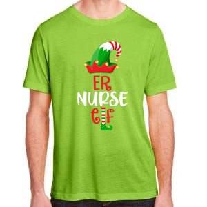 Rn Nursing Christmas Er Icu Picu Elf Nurse Xmas Gift Adult ChromaSoft Performance T-Shirt