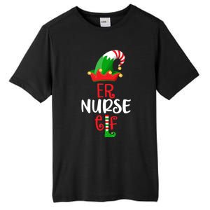 Rn Nursing Christmas Er Icu Picu Elf Nurse Xmas Gift Tall Fusion ChromaSoft Performance T-Shirt