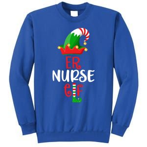 Rn Nursing Christmas Er Icu Picu Elf Nurse Xmas Gift Sweatshirt