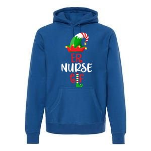 Rn Nursing Christmas Er Icu Picu Elf Nurse Xmas Gift Premium Hoodie