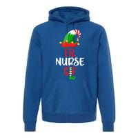 Rn Nursing Christmas Er Icu Picu Elf Nurse Xmas Gift Premium Hoodie