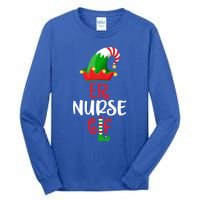 Rn Nursing Christmas Er Icu Picu Elf Nurse Xmas Gift Tall Long Sleeve T-Shirt