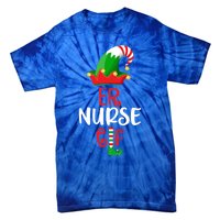 Rn Nursing Christmas Er Icu Picu Elf Nurse Xmas Gift Tie-Dye T-Shirt