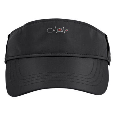 Rn Nurse Clothing Registered Nurse Stethoscope Heartbeat Rn Adult Drive Performance Visor