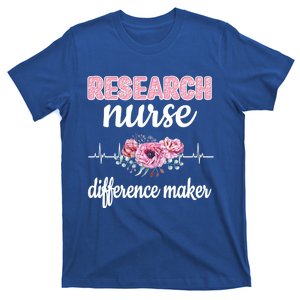 Research Nurse Difference Maker Clinical Research Nursing Cool Gift T-Shirt