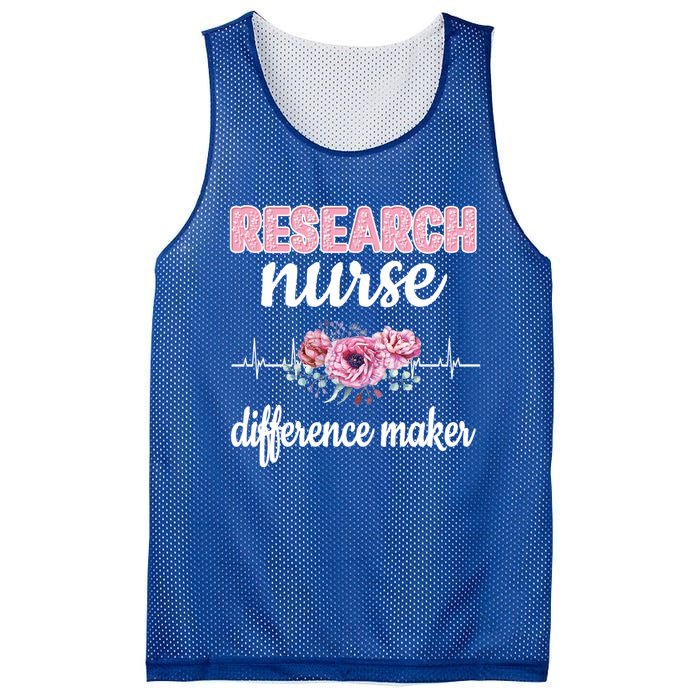 Research Nurse Difference Maker Clinical Research Nursing Cool Gift Mesh Reversible Basketball Jersey Tank