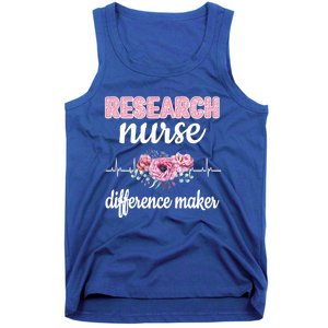 Research Nurse Difference Maker Clinical Research Nursing Cool Gift Tank Top