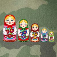 Russian Nesting Dolls Matryoshka Legacy Tie Dye Trucker Hat