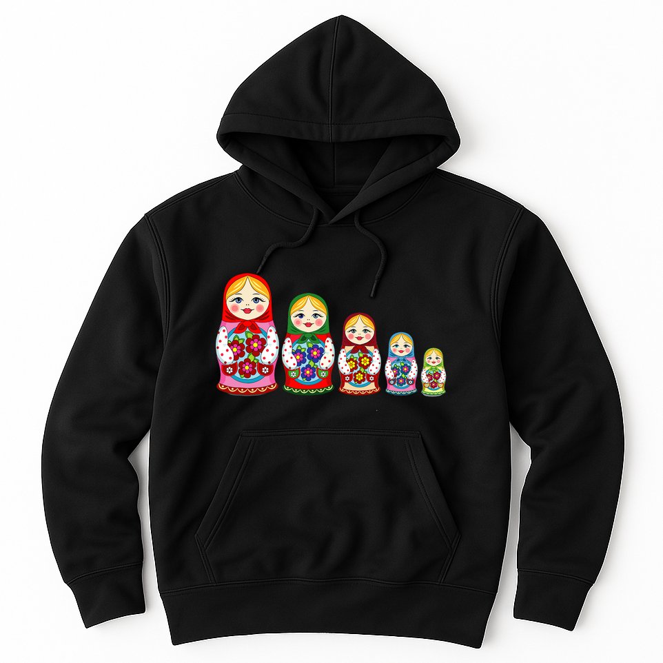 Russian Nesting Dolls Matryoshka Hoodie