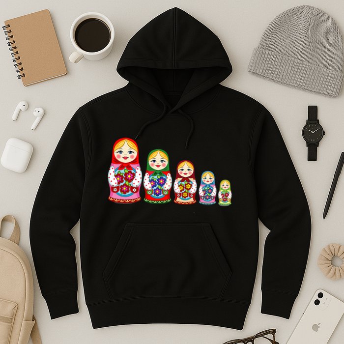 Russian Nesting Dolls Matryoshka Hoodie