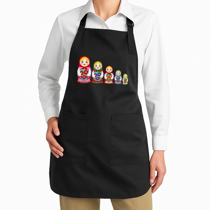 Russian Nesting Dolls Matryoshka Apron