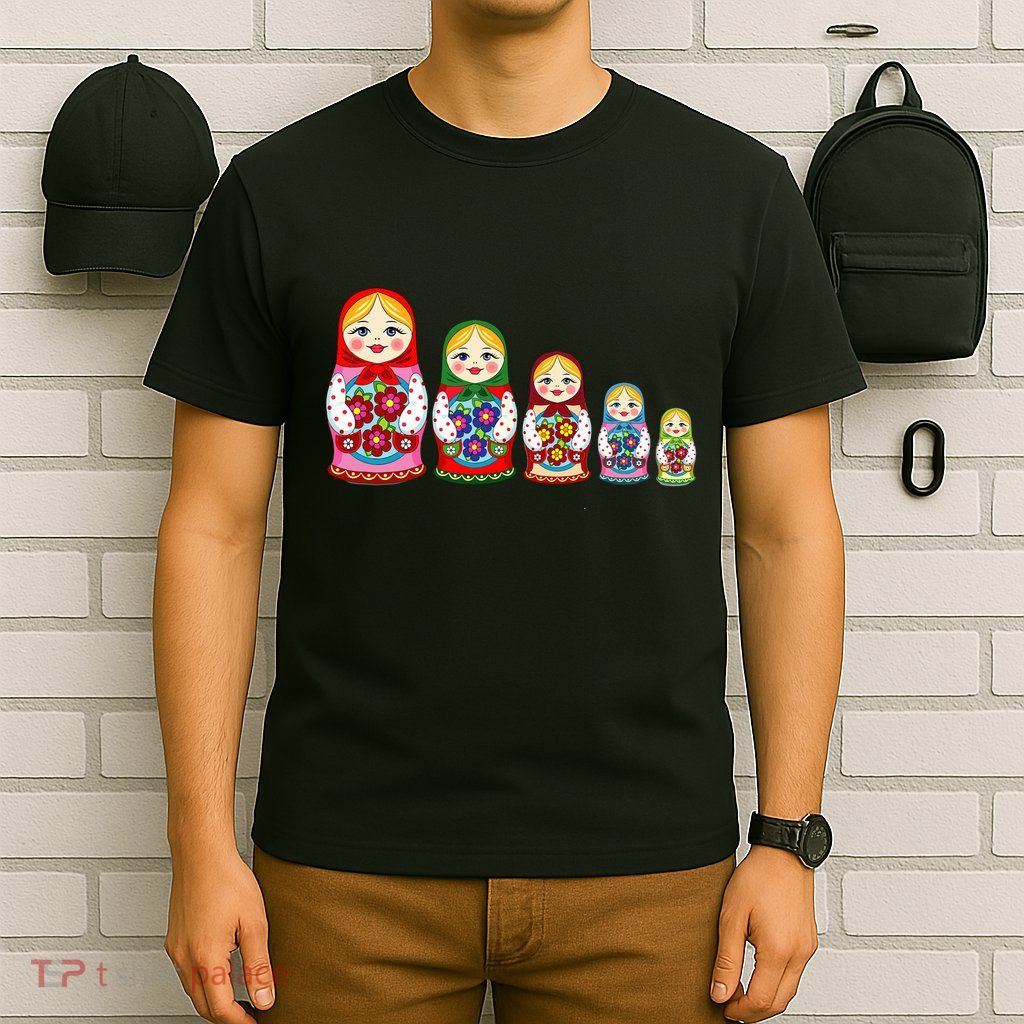 Russian Nesting Dolls Matryoshka T-Shirt