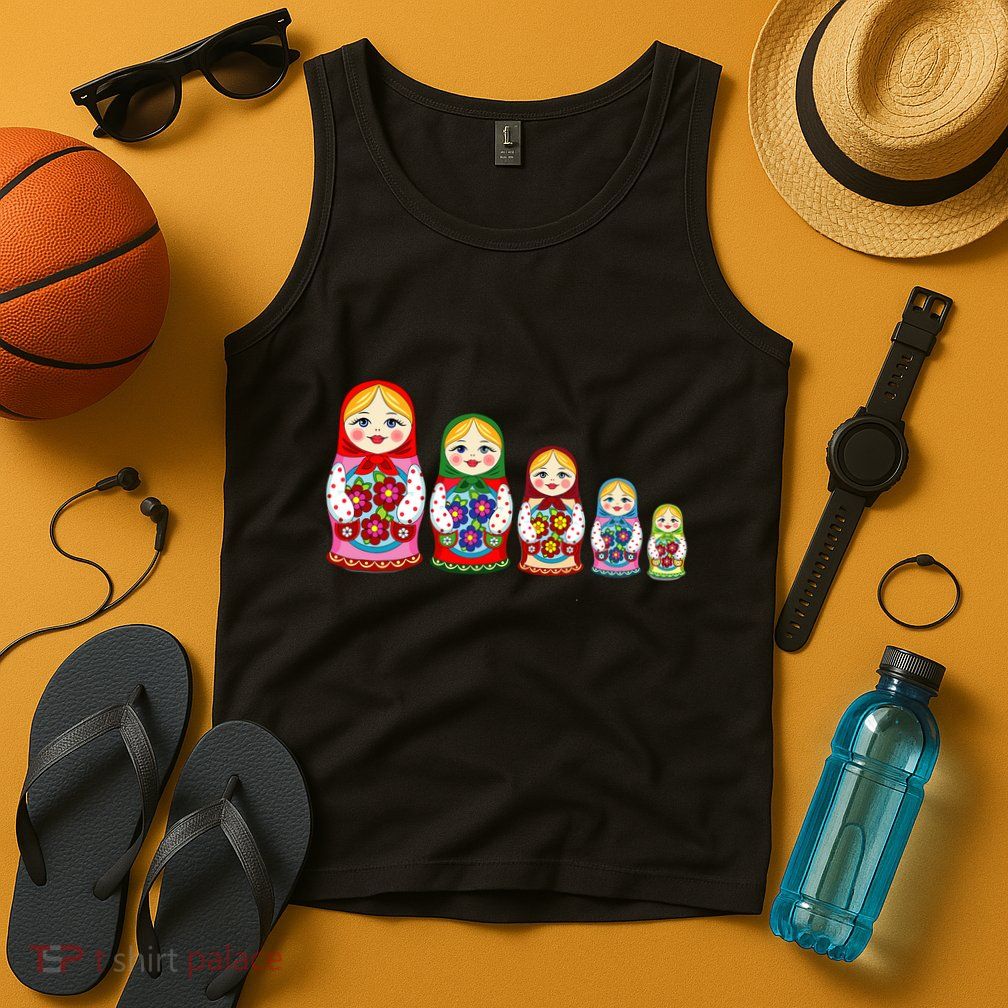 Russian Nesting Dolls Matryoshka Tank Top