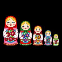 Russian Nesting Dolls Matryoshka Toddler T-Shirt