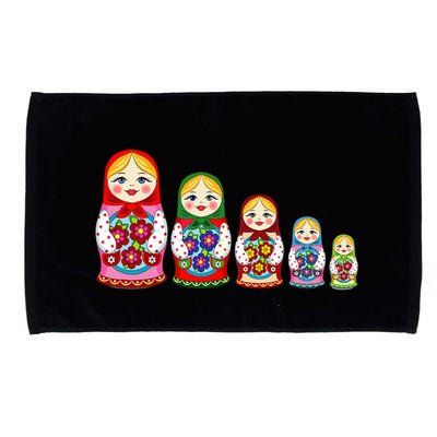 Russian Nesting Dolls Matryoshka Microfiber Hand Towel
