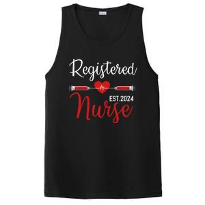 Registered Nurse Est 2024 Rn Nursing School Graduation Gift PosiCharge Competitor Tank